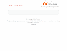 Tablet Screenshot of luxury-comforter.us